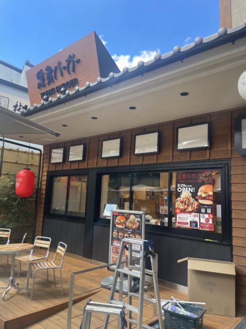 バーガーショップ関西初出店　電気工事